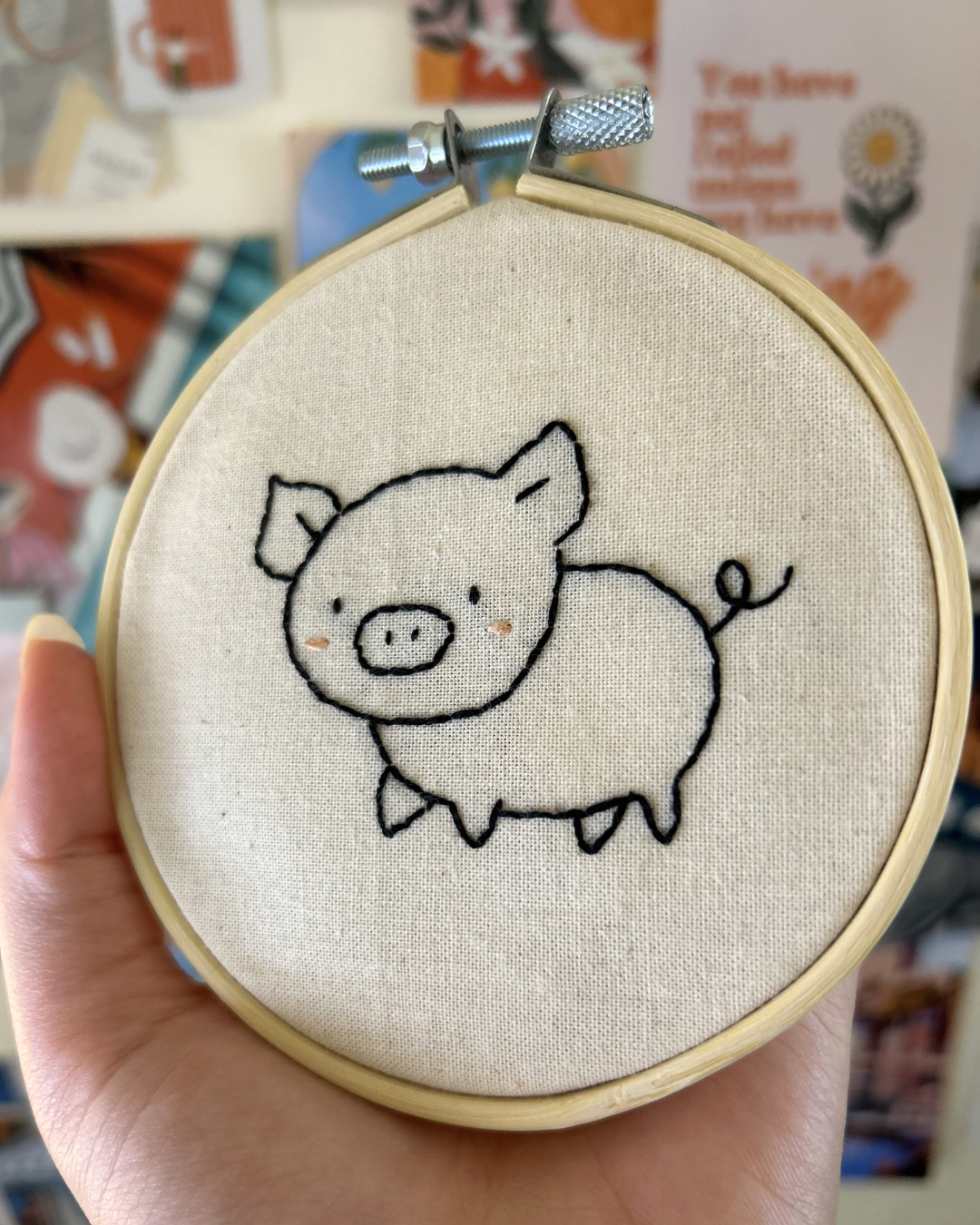 Curly Tail Pig
