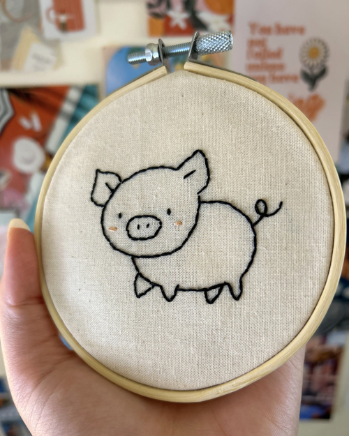 Curly Tail Pig