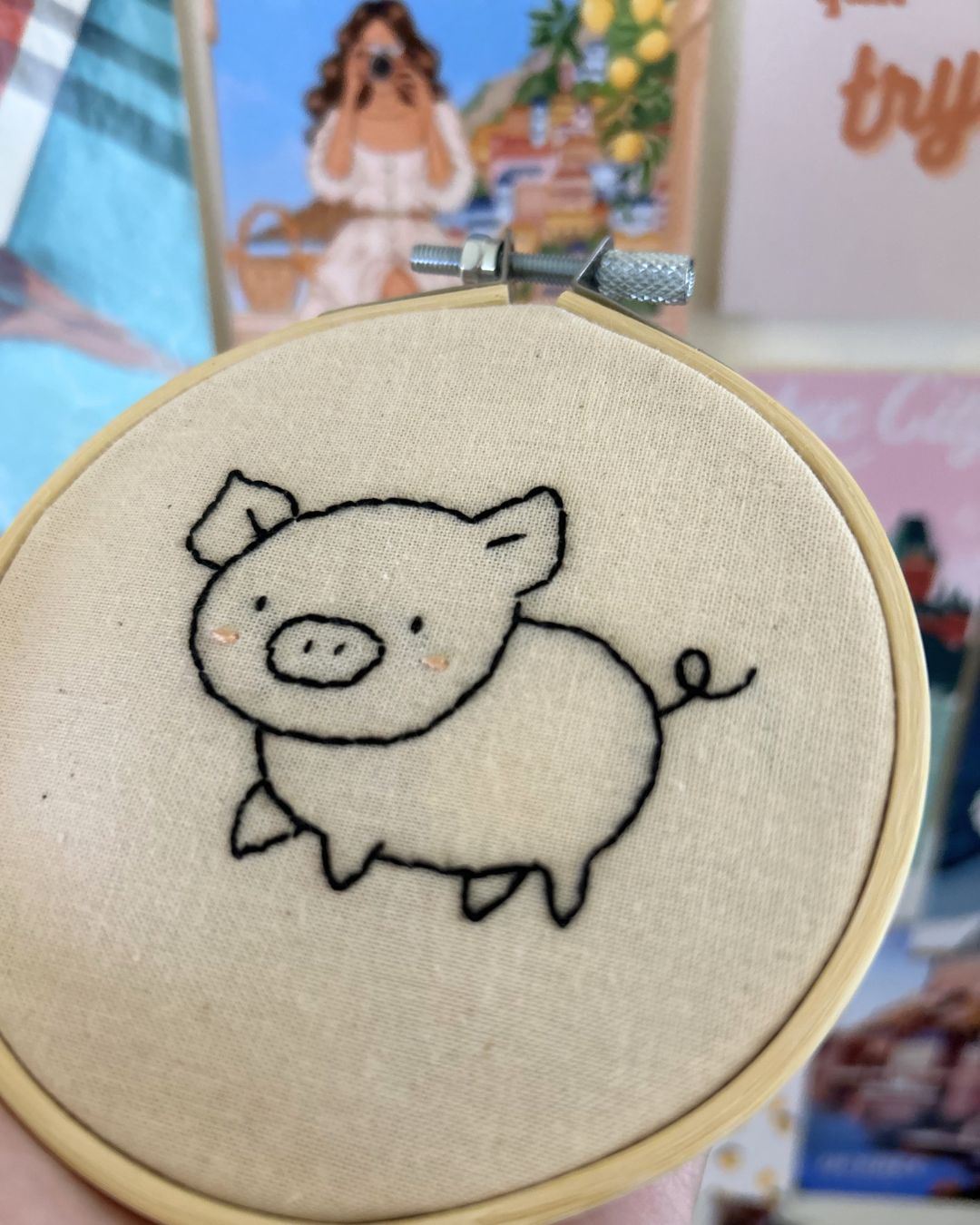 Curly Tail Pig
